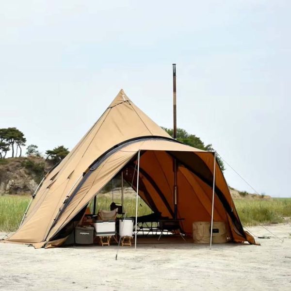 Spacious Glamping Tipi Car Rear Tent for Ultimate Outdoor Comfort - Image 7