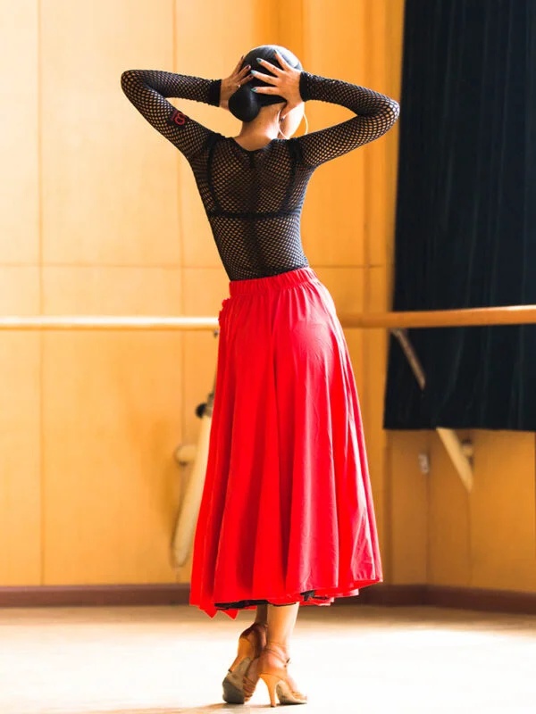 Elegant Latin Dance Competition Dress for Cha Cha, Rumba, and Tango - Image 4