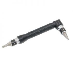 Compact Double Head L Socket Wrench with Screwdriver Head Attachment