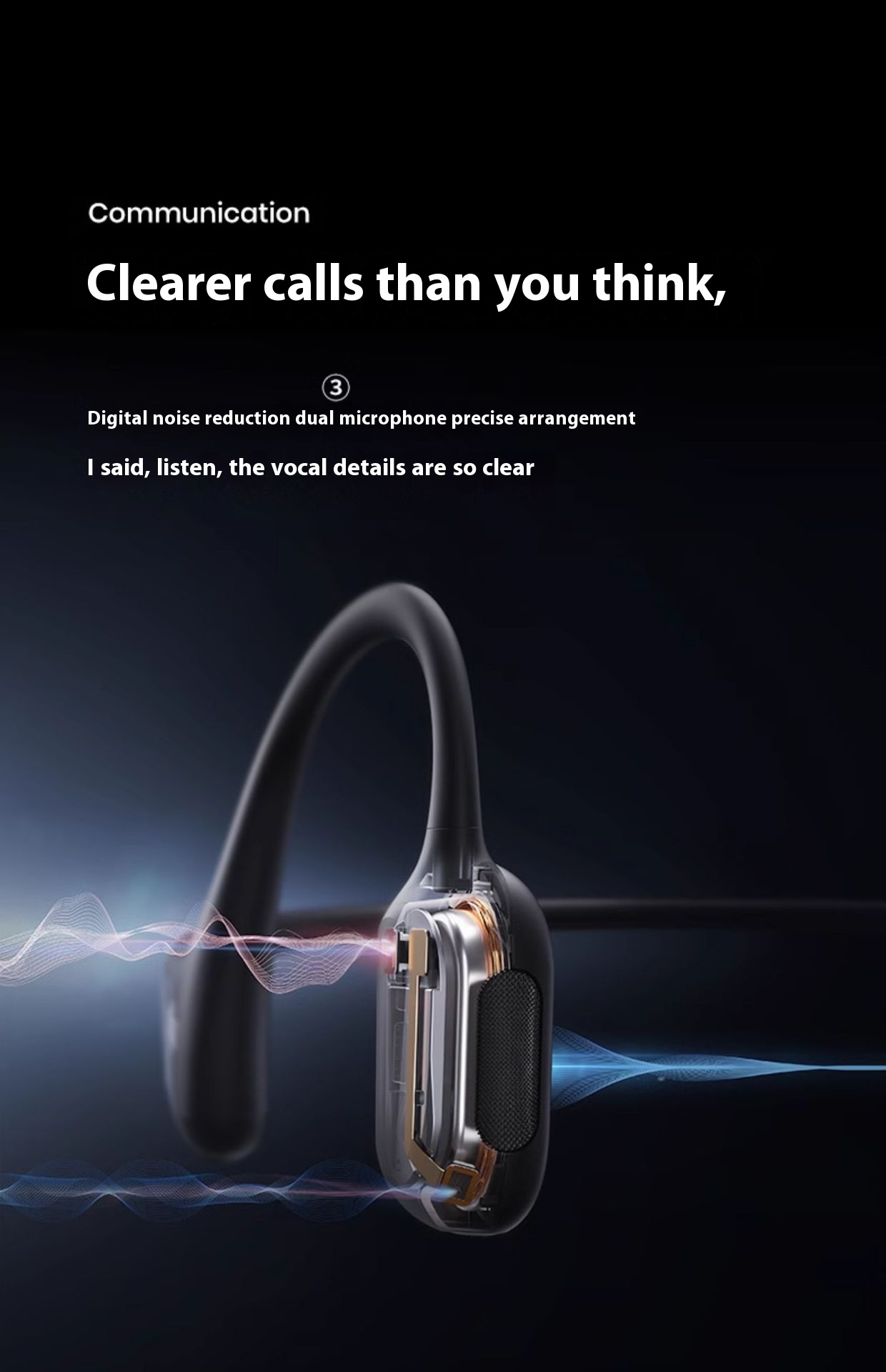 Bone Conduction Wireless Motion Bluetooth Earphones for Ultimate Sound Experience - Image 5