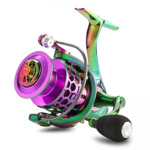 Vibrant Spinning Wheel Shopee Fishing Reel with Honeycomb Hole Thread Cup