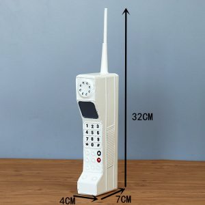 Vintage Retro Bar Telephone Model - Home Décor Craft Ornament