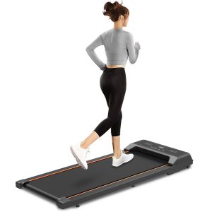 Portable Under Desk Walking Pad Treadmill with LED Display & Remote Control