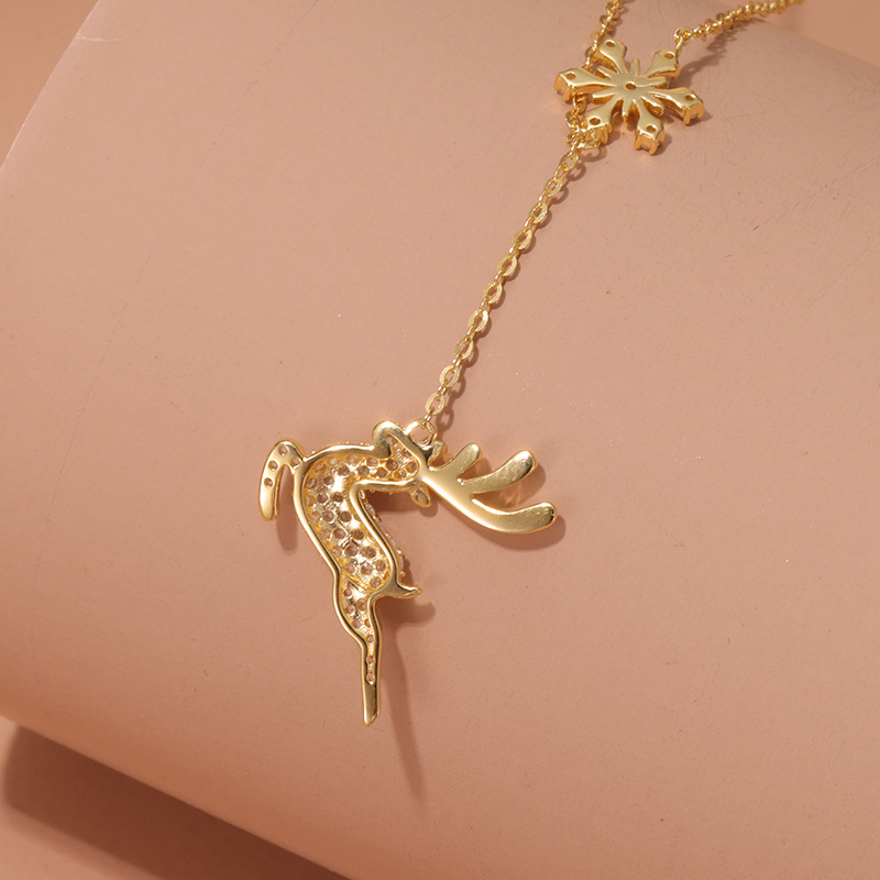 Deer Necklace for Women - Sterling Silver Light Luxury with Unique Advanced Design - Image 4