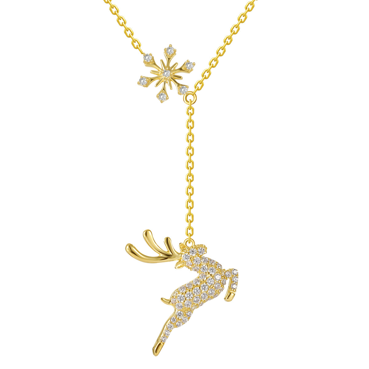 Deer Necklace for Women - Sterling Silver Light Luxury with Unique Advanced Design - Image 5