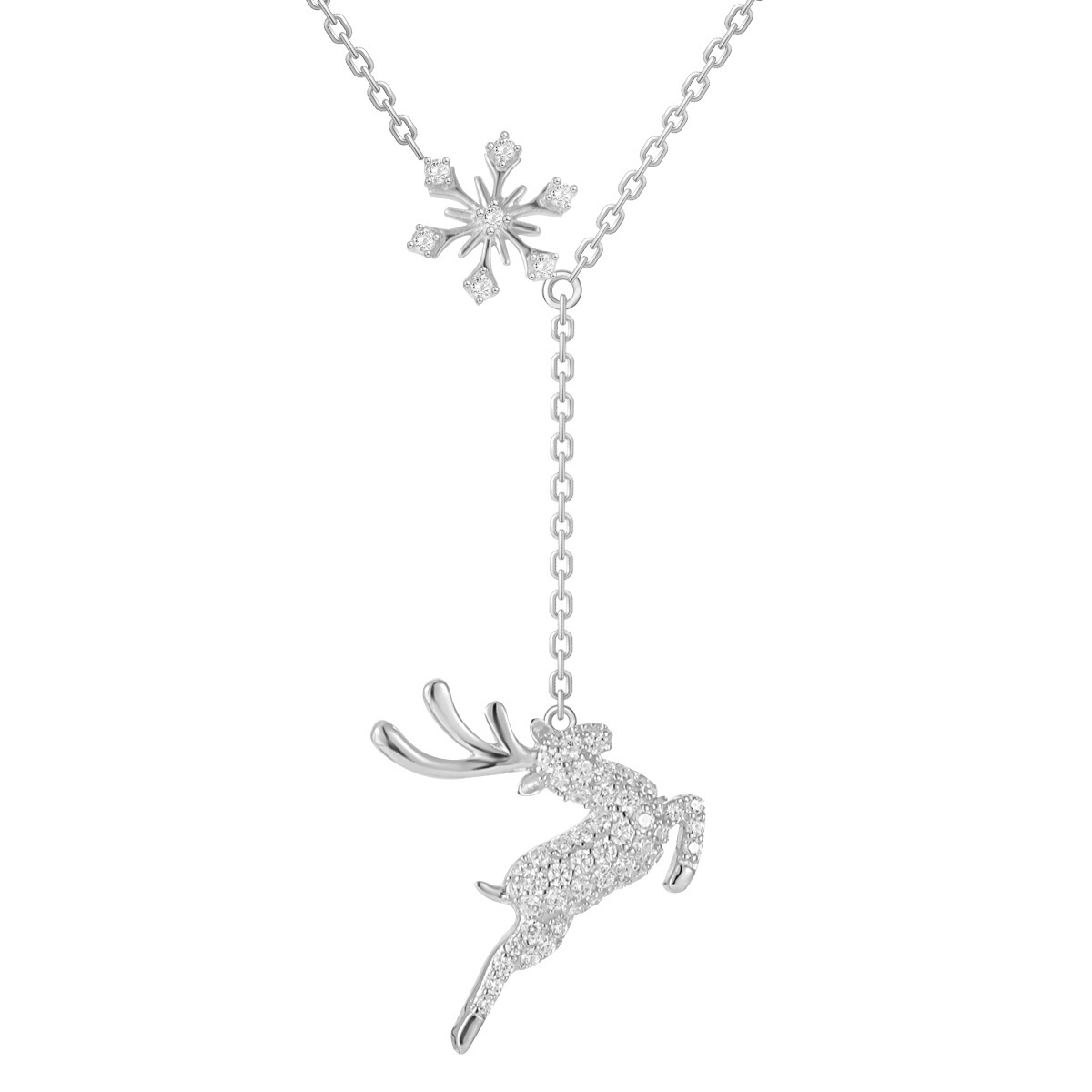 Deer Necklace for Women - Sterling Silver Light Luxury with Unique Advanced Design - Image 6