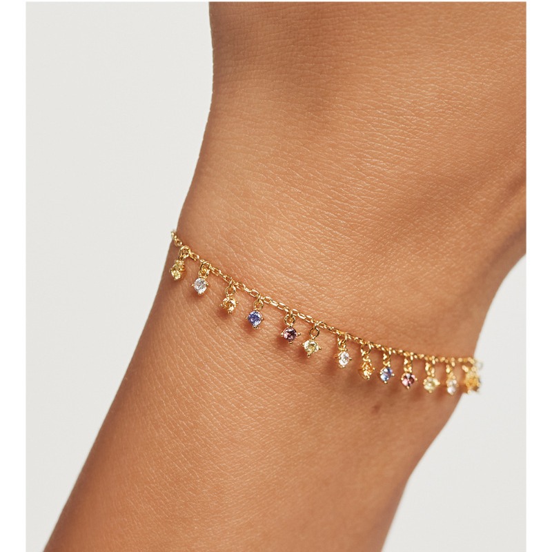 Girls Summer Ins Special-Interest Design 925 Sterling Silver Bracelet - Trendy Charm - Image 6