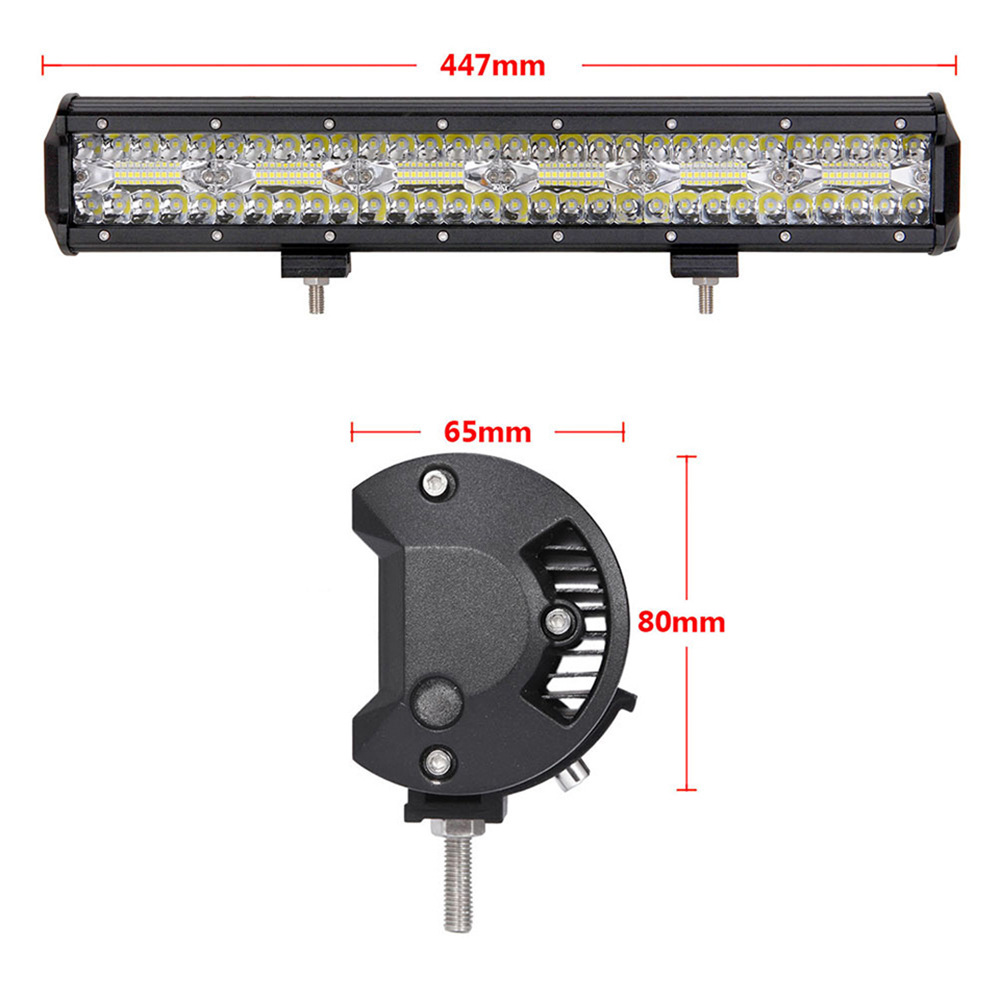 Three-Row Automotive LED Strip Lights - Off-Road Vehicle Top Work Light - Image 5