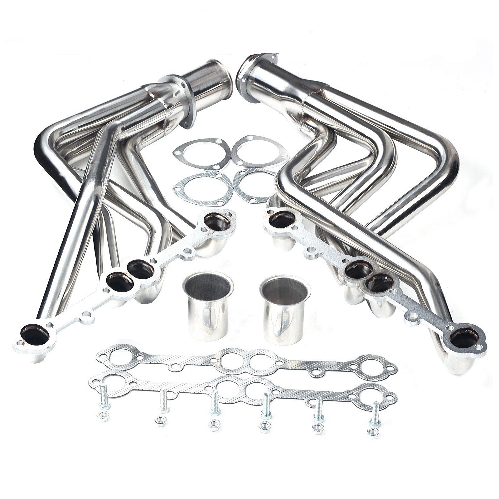 High-Performance Exhaust Manifold Header for Chevy GMC 73-85 Small Block Long Tube 1-5/8" - Available on Amazon