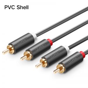 Double Lotus Head Audio Cable - Premium Two To Two High-Fidelity Signal Cable