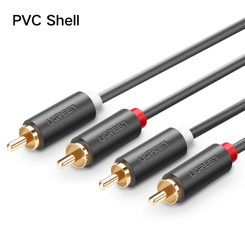 Double Lotus Head Audio Cable - Premium Two To Two High-Fidelity Signal Cable