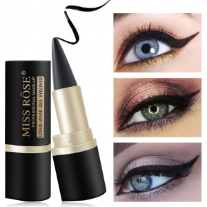 Waterproof Black Eyeliner Liquid Eye Liner Pen Gel for Stunning Eye Makeup - Essential Beauty Tool for Luscious Lashes