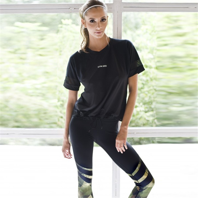 Camouflage Print Stitching Yoga Pants for Stylish Comfort and Performance - Image 6