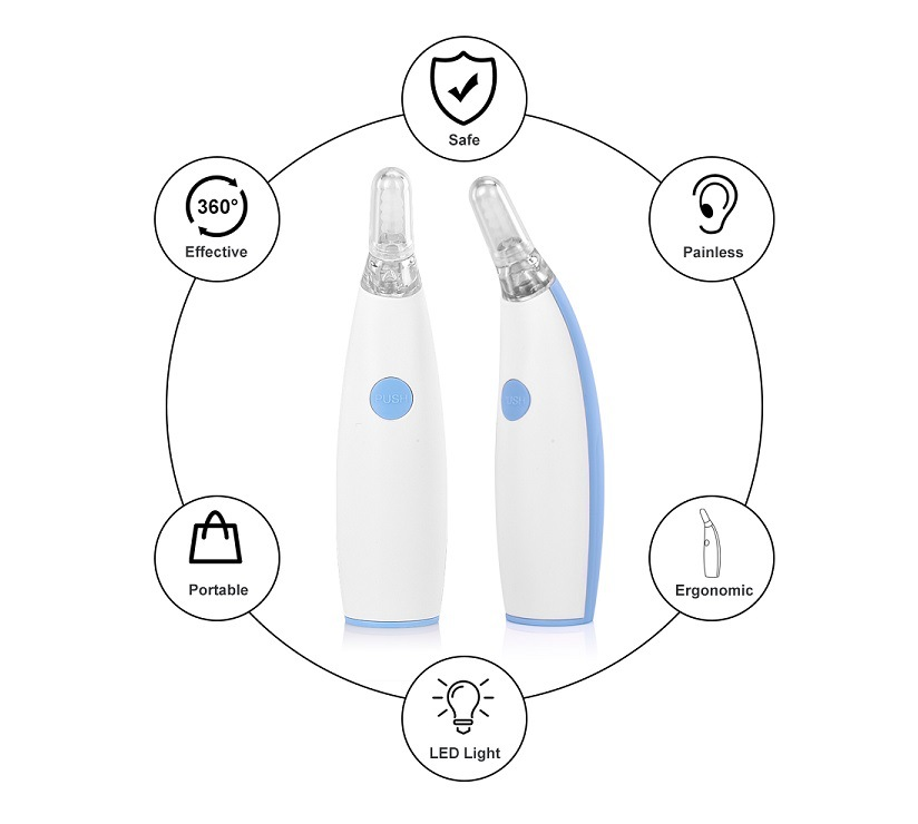 Rotating Earwax Vacuum Cleaner - Efficient Ear Cleaning Device - Image 3