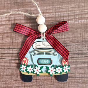 Charming Blue Christmas Car Pendant: Spreading Festive Cheer on Every Journey