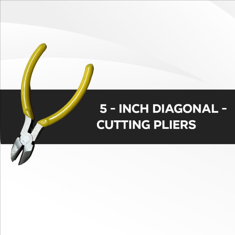 5-Inch Diagonal Pliers - Precision Sharp Edge & Angle, Neat Shear for Expert Craftsmanship. - Image 4