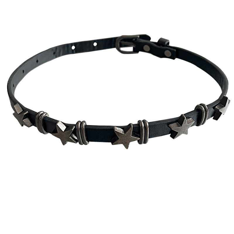 European and American Vintage Personalized Five-Pointed Star Necklace - Image 5