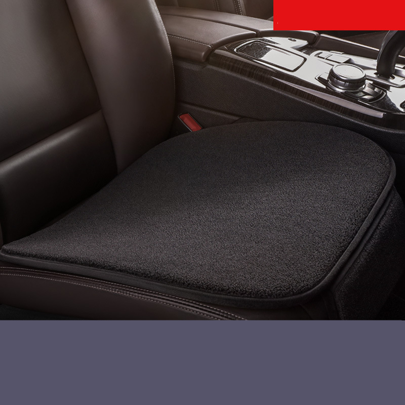 Fleece Plush Winter Car Seat Cushion - Backrest-Free Single Piece Comfort - Image 14