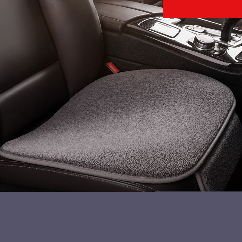 Fleece Plush Winter Car Seat Cushion - Backrest-Free Single Piece Comfort - Image 17