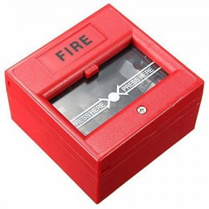 Wired Emergency Fire Alarm with Hand Breaking Glass Security Button