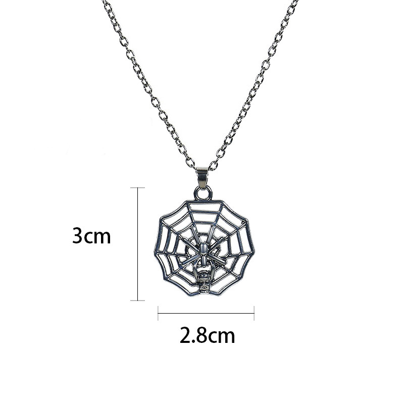 Ghost Festival Skull Bat Pumpkin Head Pendant Necklace - Spooky Jewelry - Image 2