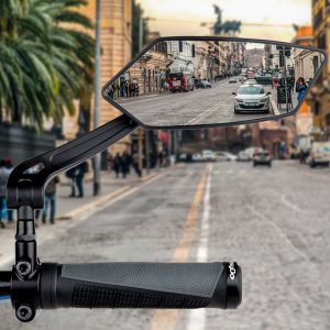 Wide-Angle Motorcycle Multi-Function Scooter Rearview Mirror Adjustments & Decor