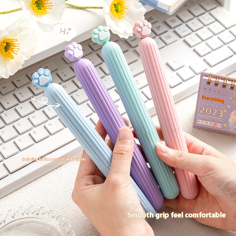 Adorable Cartoon Cat's Paw Series Small Hair Comb for Easy Styling - Image 16