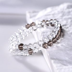 Hand-Woven Tea Crystal Bracelet - Unique Niche Jewelry for Stylish Appeal