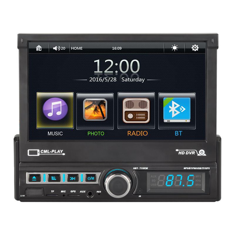 Touch Screen MP5 Player with Bluetooth, Hands-Free MP3, Card & U Disk MP4