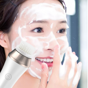 Mini Rotating Pore Cleansing Brush for Deep Facial Cleanse and Care