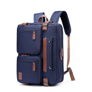 Fashionable Convertible Tote Backpack for 15.6" & 17.3" Laptops - Waterproof Nylon Travel & Business Backpack for Students