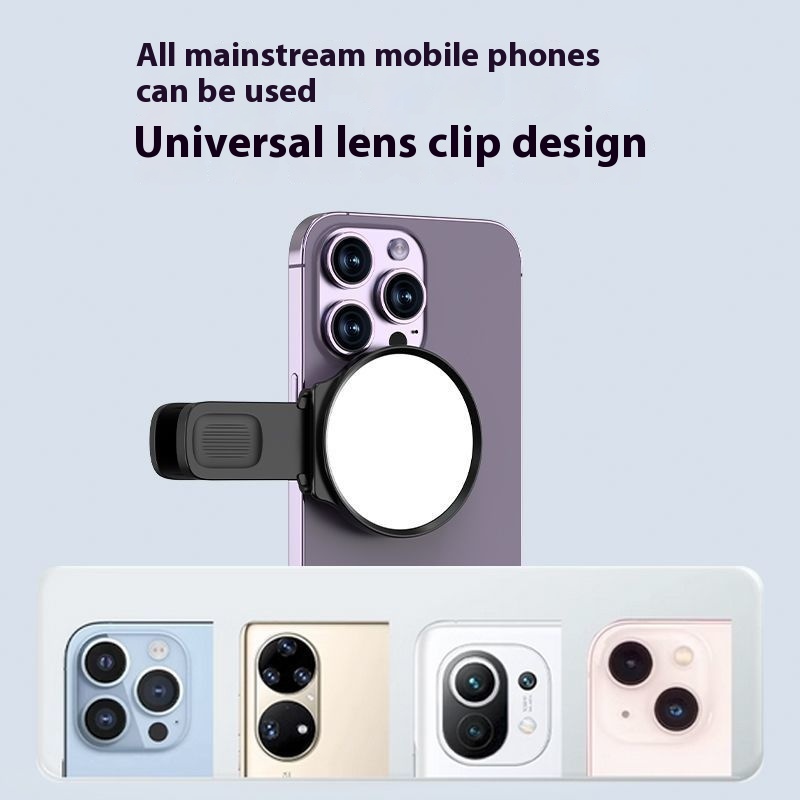 Mobile Phone Rear Camera Self-Timer Clip with Auxiliary Mirror for Self-Shooting - Image 8
