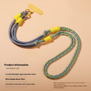 Adjustable Mobile Phone Lanyard Crossbody Wrist Strap for Convenience