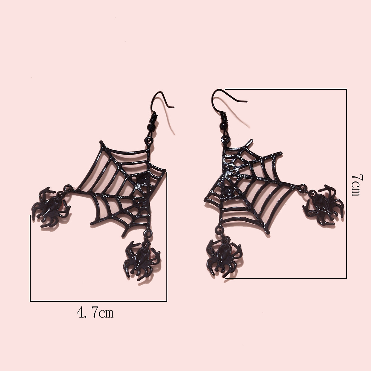 High-End Spider Web Earrings - Creative Fashion with Simple Niche Design - Image 3