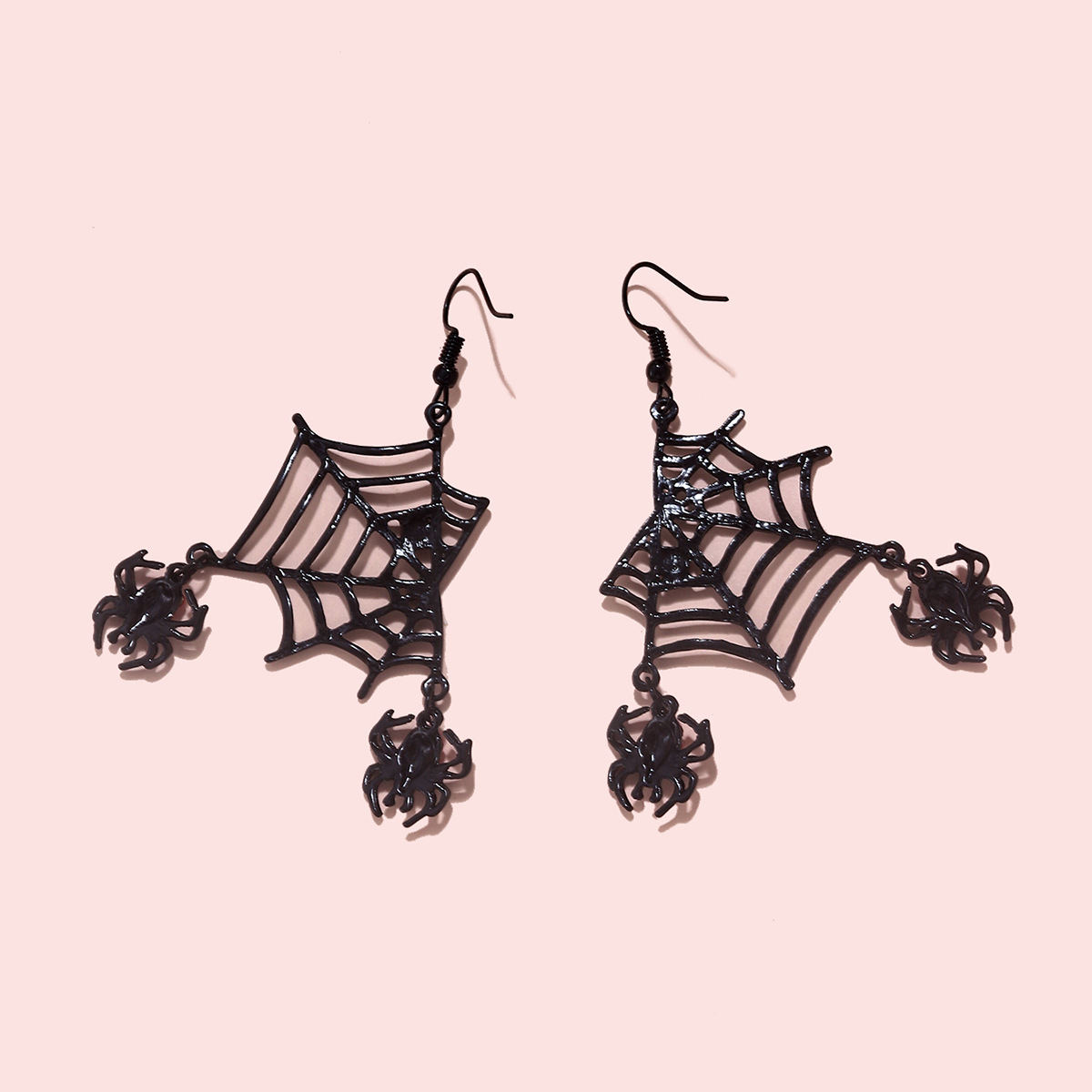 High-End Spider Web Earrings - Creative Fashion with Simple Niche Design - Image 4
