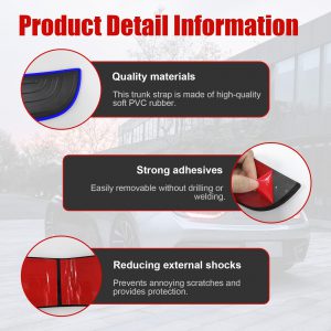 Car Trunk Threshold Bar Bumper - Rear Screen Protector for Ultimate Protection