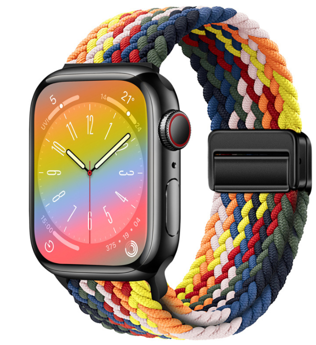 Magnetic Buckle Woven Loop Integrated Strap - Secure & Stylish Accessory - Image 2