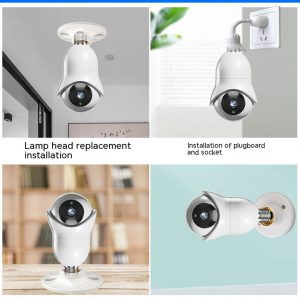 High-Definition Dual Band Outdoor Night Vision Wireless Light Bulb Monitoring