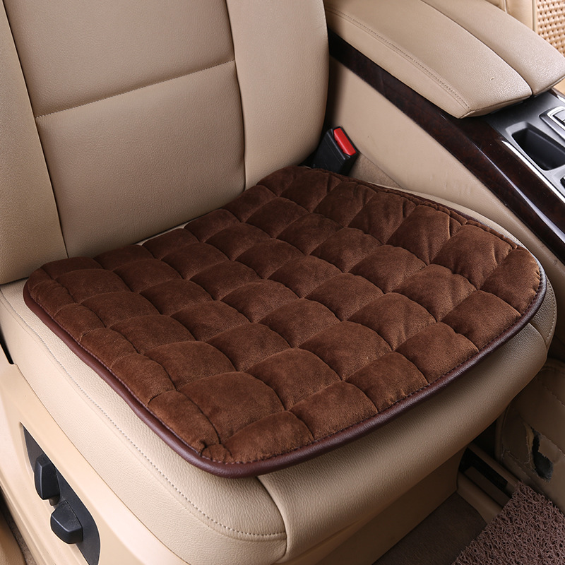 Three-Piece Non-Slip Car Plush Cushion Set - Tie-Free Design, No Backrest - Image 11