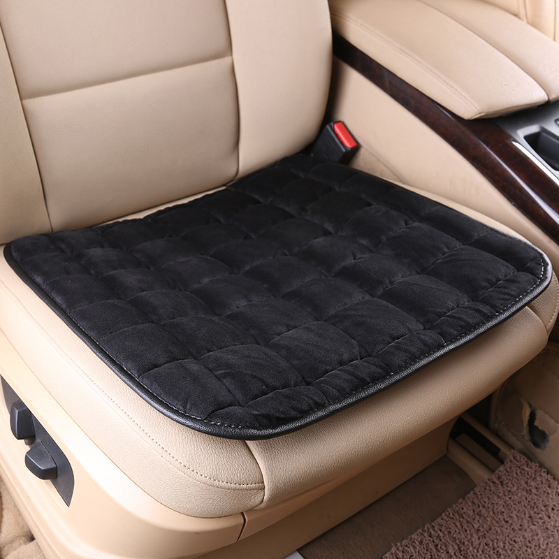 Three-Piece Non-Slip Car Plush Cushion Set - Tie-Free Design, No Backrest - Image 16