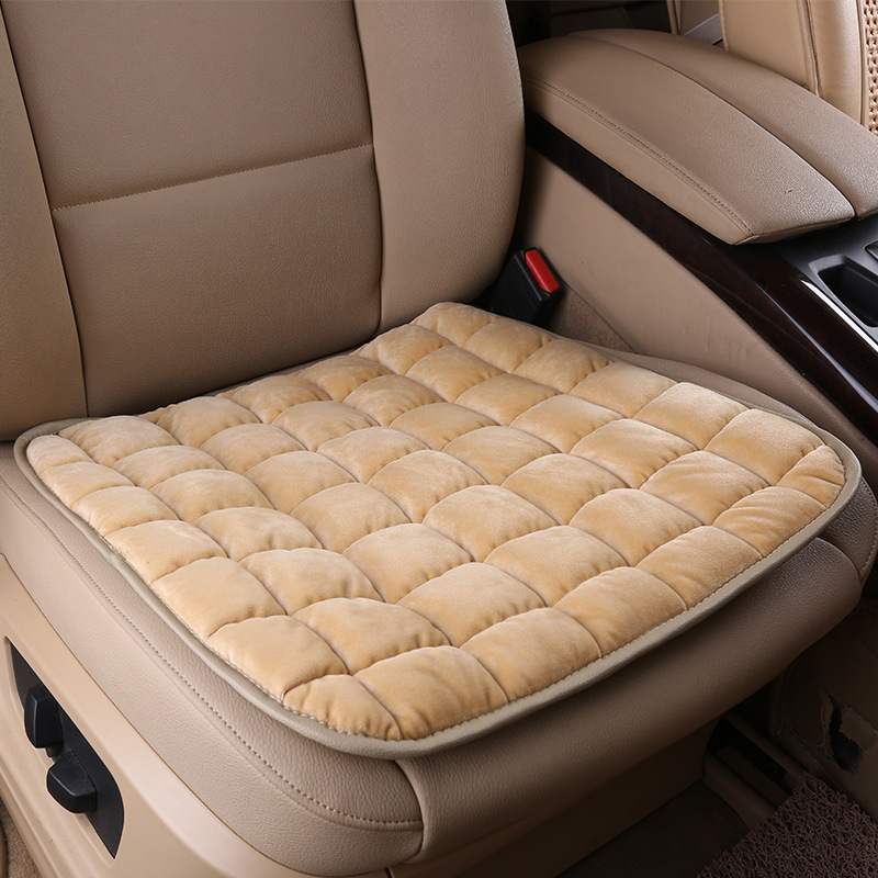 Three-Piece Non-Slip Car Plush Cushion Set - Tie-Free Design, No Backrest - Image 17
