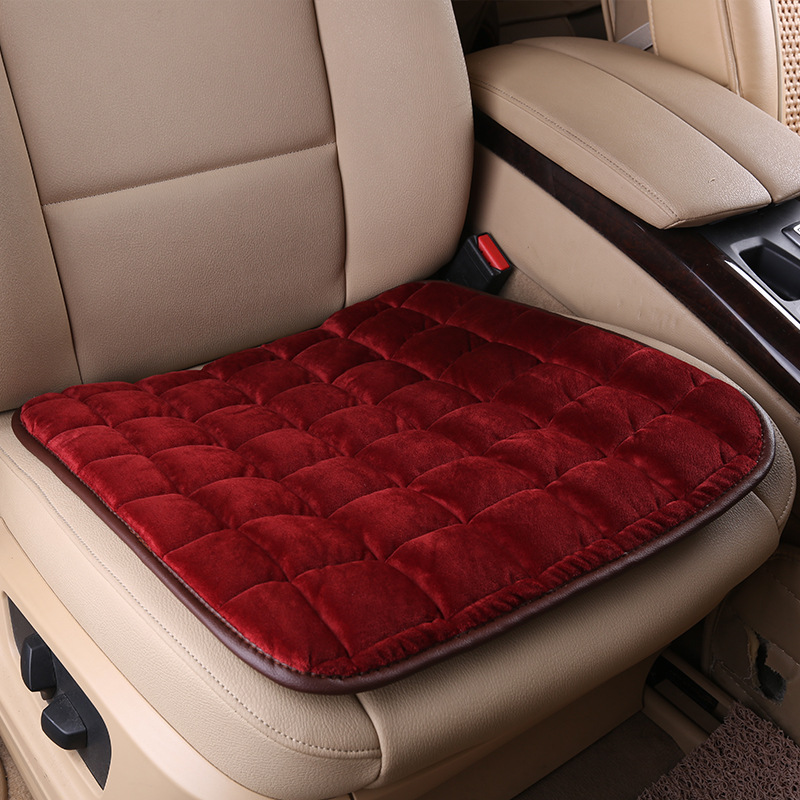 Three-Piece Non-Slip Car Plush Cushion Set - Tie-Free Design, No Backrest - Image 18