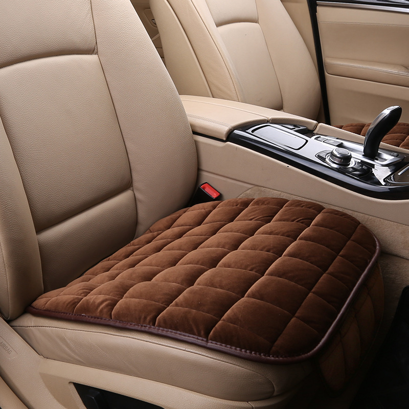 Three-Piece Non-Slip Car Plush Cushion Set - Tie-Free Design, No Backrest - Image 19