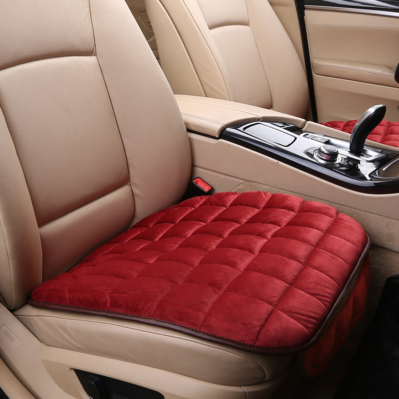 Three-Piece Non-Slip Car Plush Cushion Set - Tie-Free Design, No Backrest - Image 22