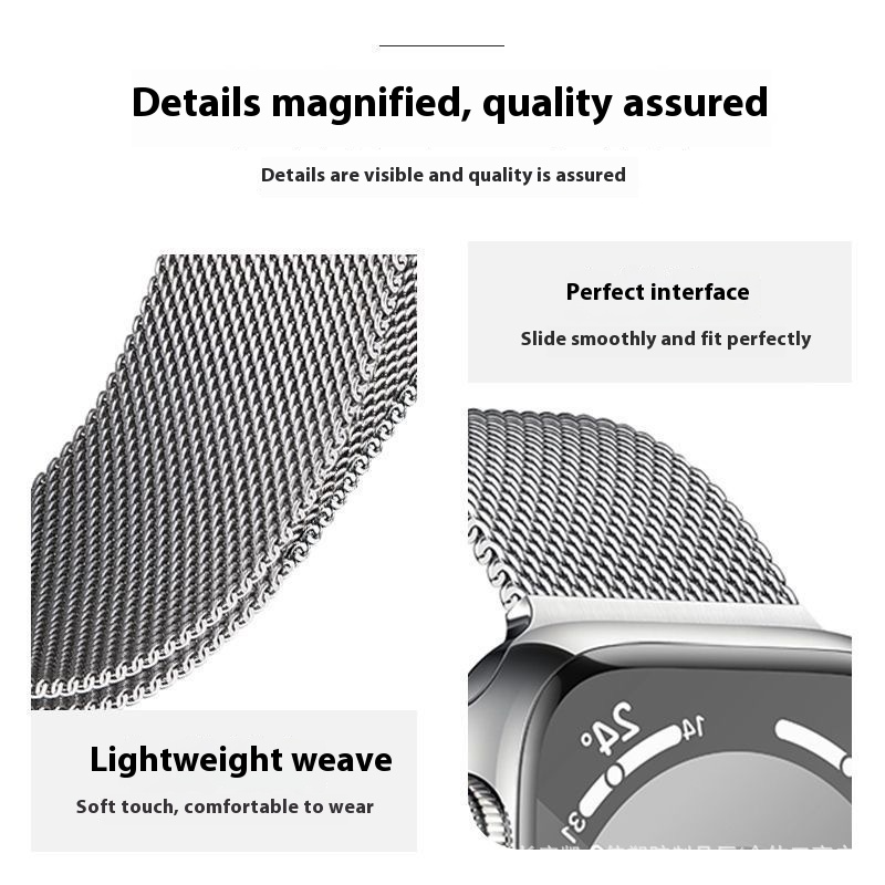 Milanis Magnetic Strap - Durable Stainless Steel Metal for Secure Fit - Image 14