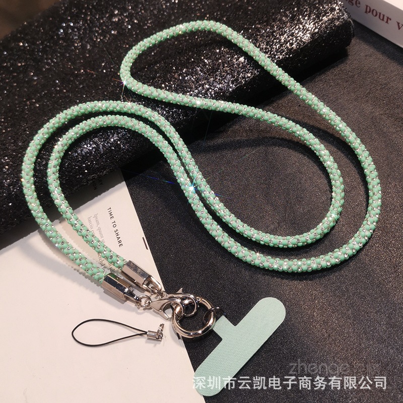 Rhinestone Crossbody Lanyard for Mobile Phones - Stylish and Long - Image 8