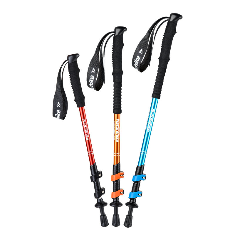 Family Kids Outdoor Trekking Poles - Three-Section Design for Adventure