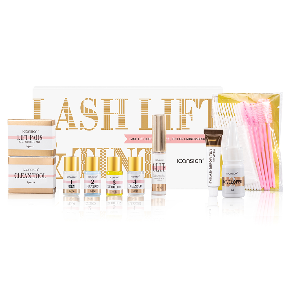 ICONSIGN Lash Lift Eyelash and Eyebrow Dye Tint Kit - Complete Lashes Perm Set & Brow Lamination Makeup Tools - Image 3