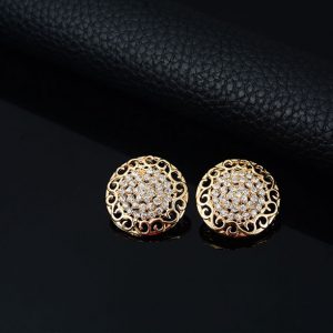 Elegant Four-Piece Jewelry Set: Necklace, Earrings, and Ring Collection