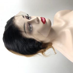 Wave Head Non-toxic Wig - Short Straight Human Hair, Glue-free 13x4 HD Lace Front Wig in Brown.